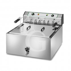 Friggitrice elettrica da banco 1 vasca 25 LT 9 kW Trifase