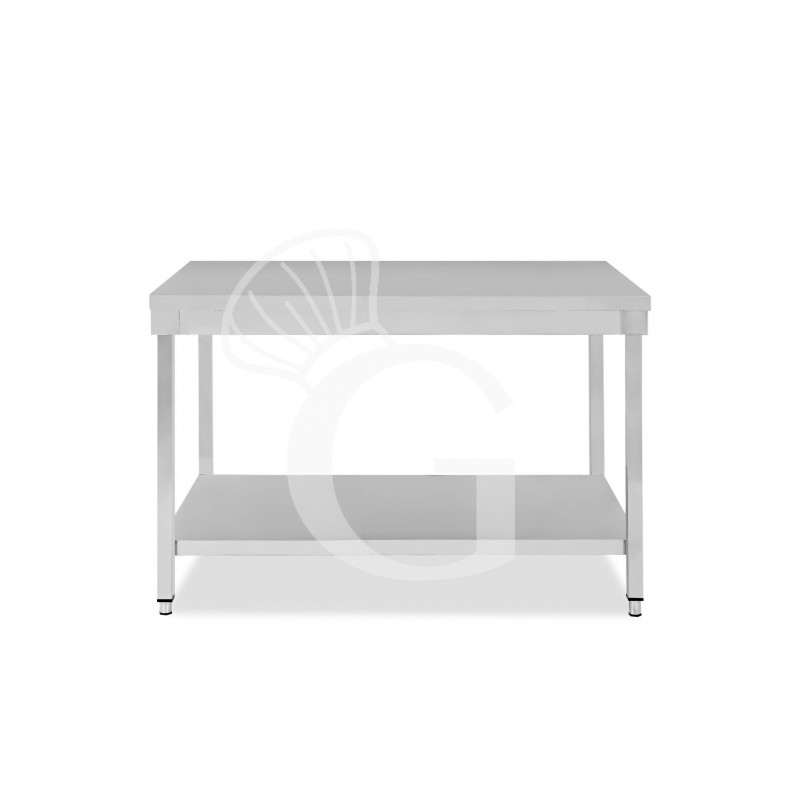 Tavolo inox 1 ripiano L 1400 mm x P 600 mm x H 865 mm Tavolo inox 1 ripiano L 1400 mm x P 600 mm x H 865 mm