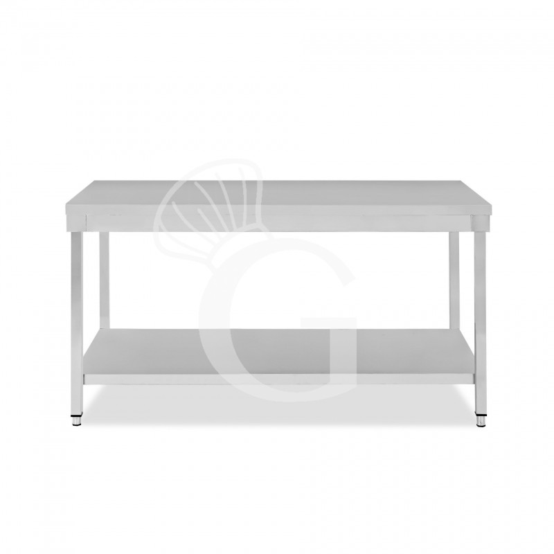 Tavolo inox 1 ripiano L 1700 mm x P 600 mm x H 865 mm Tavolo inox 1 ripiano L 1700 mm x P 600 mm x H 865 mm