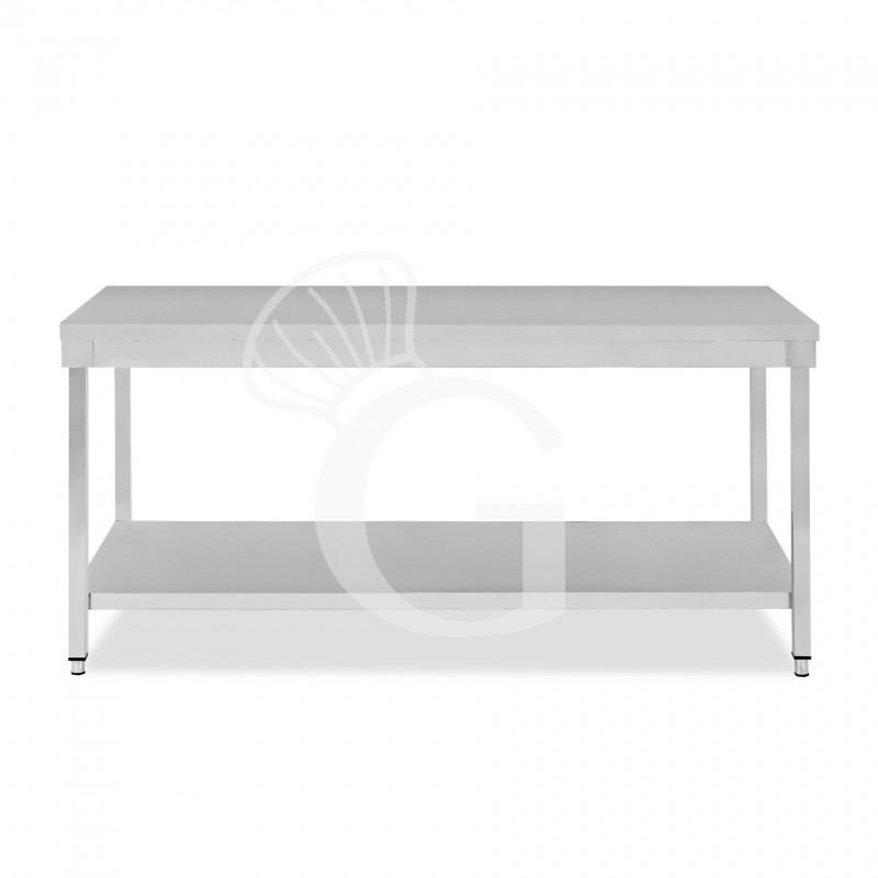 Tavolo inox 1 ripiano L 2000 mm x P 600 mm x H 850 mm Tavolo inox 1 ripiano L 2000 mm x P 600 mm x H 850 mm