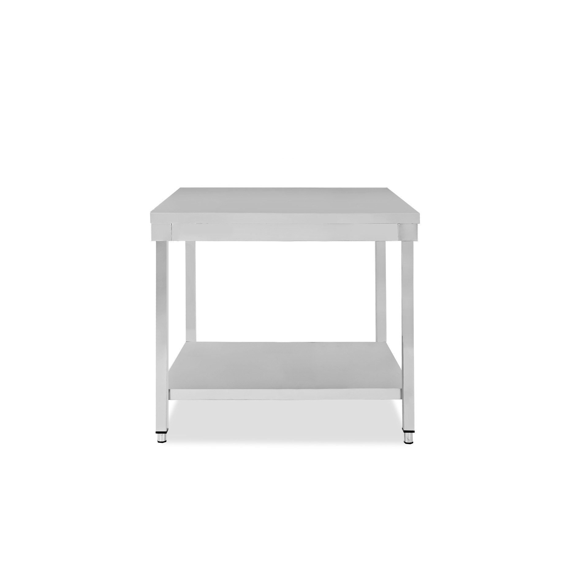 Tavolo inox 1 ripiano L 800 mm x P 700 mm x H 865 mm