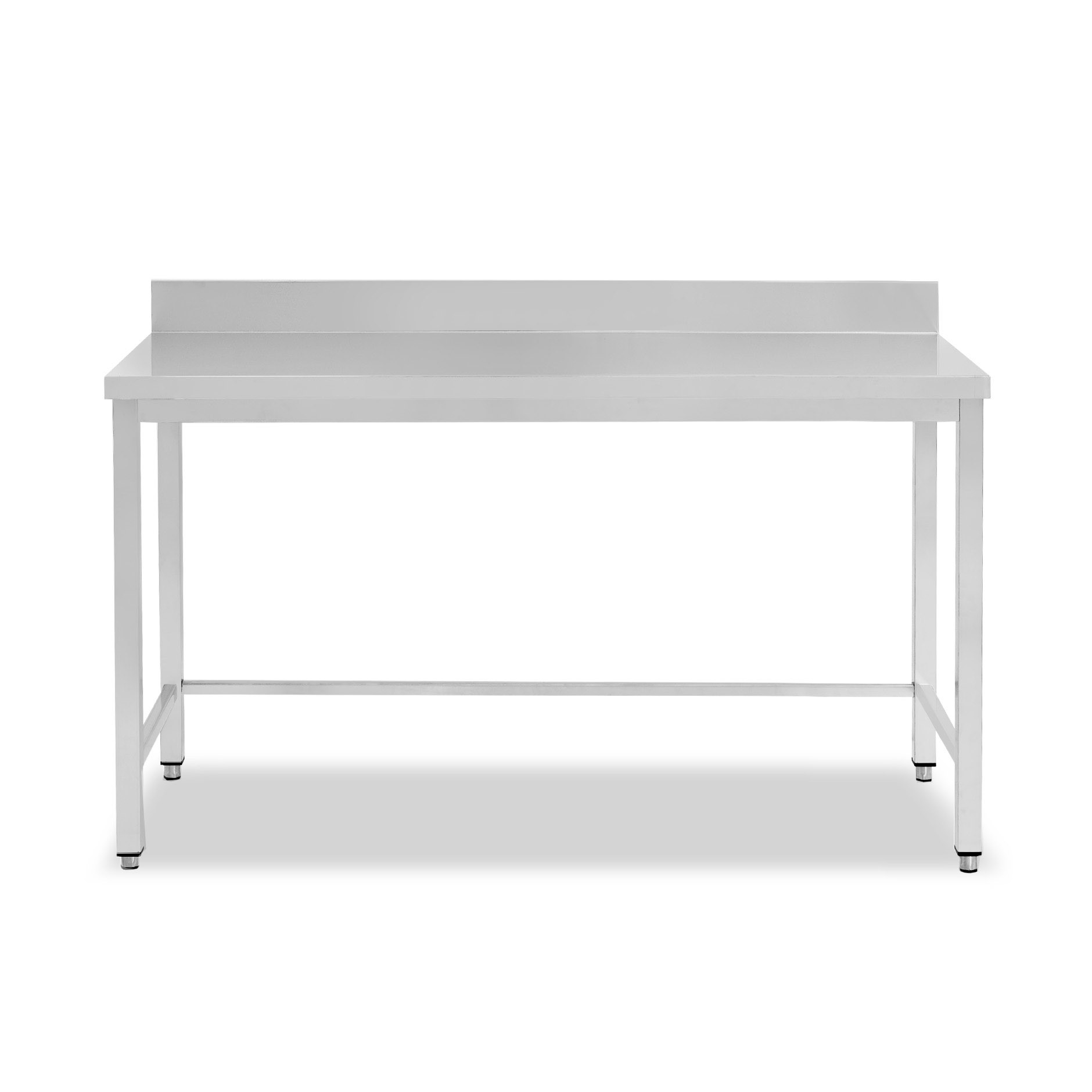 Tavolo inox con alzatina L 1800 mm x P 700 mm x H 965 mm