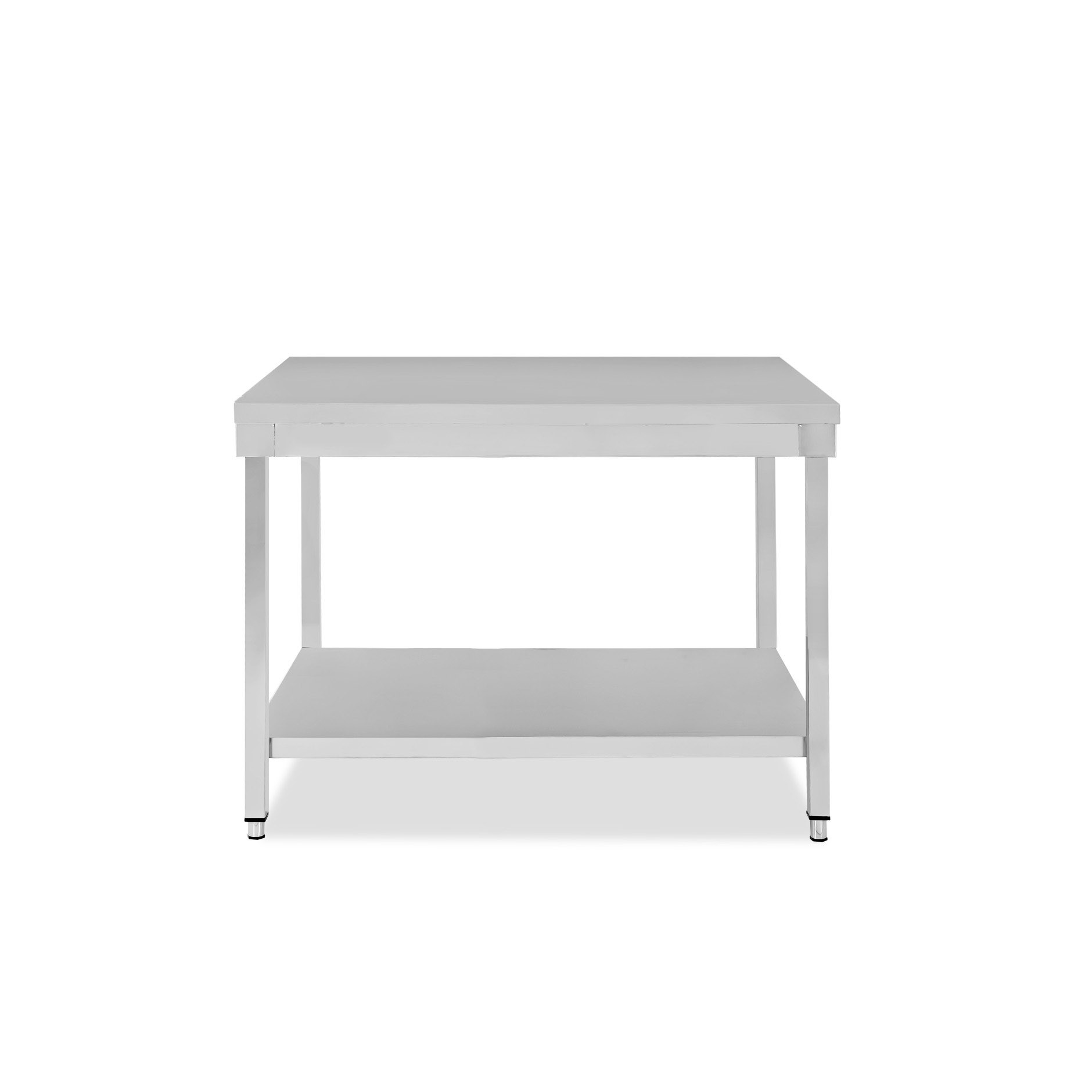 Tavolo inox 1 ripiano L 1100 mm x P 700 mm x H 865 mm