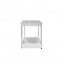 Tavolo inox 1 ripiano L 600 mm x P 800 mm x H 850 mm