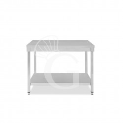 Tavolo inox 1 ripiano L 1000 mm x P 800 mm x H 865 mm