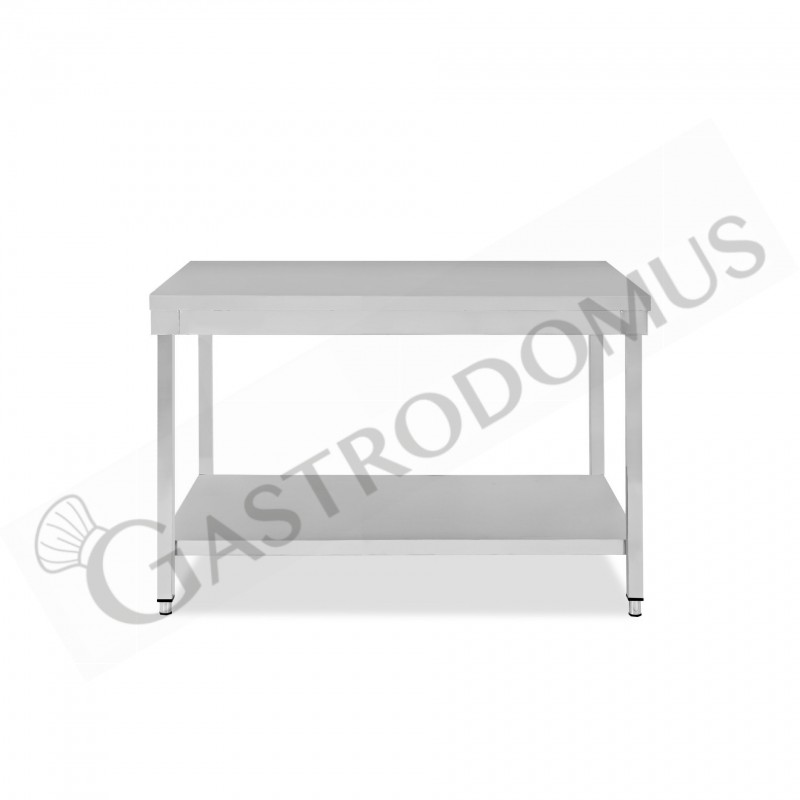 Tavolo inox 1 ripiano L 1400 mm x P 800 mm x H 865 mm Tavolo inox 1 ripiano L 1400 mm x P 800 mm x H 865 mm