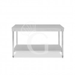Tavolo inox 1 ripiano L 1600 mm x P 800 mm x H 865 mm