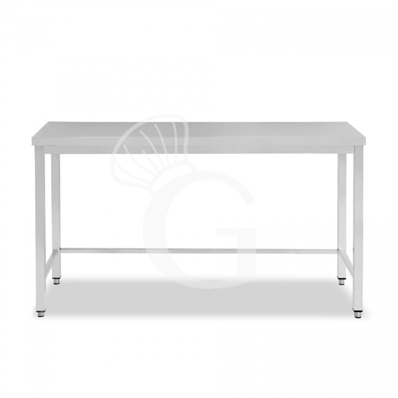 Tavolo inox L 2000 mm x P 800 mm x H 850 mm