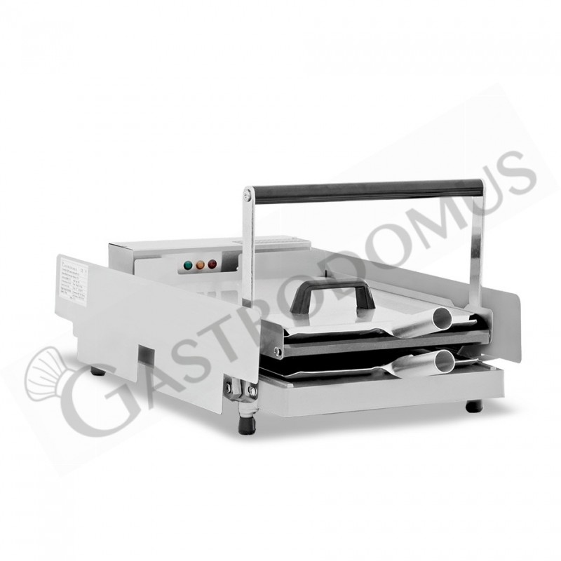 Macchina per cottura pane per hamburger L 395 mm x P 760 mm x H 330 mm 2,4 KW