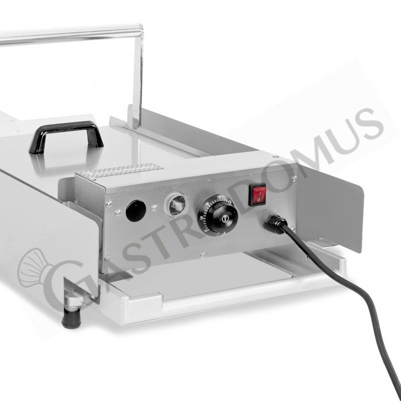 Macchina per cottura pane per hamburger L 395 mm x P 760 mm x H 330 mm 2,4 KW