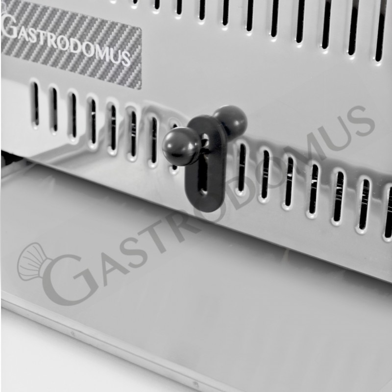 Tostapane professionale-dettaglio  cassetto raccogli briciole