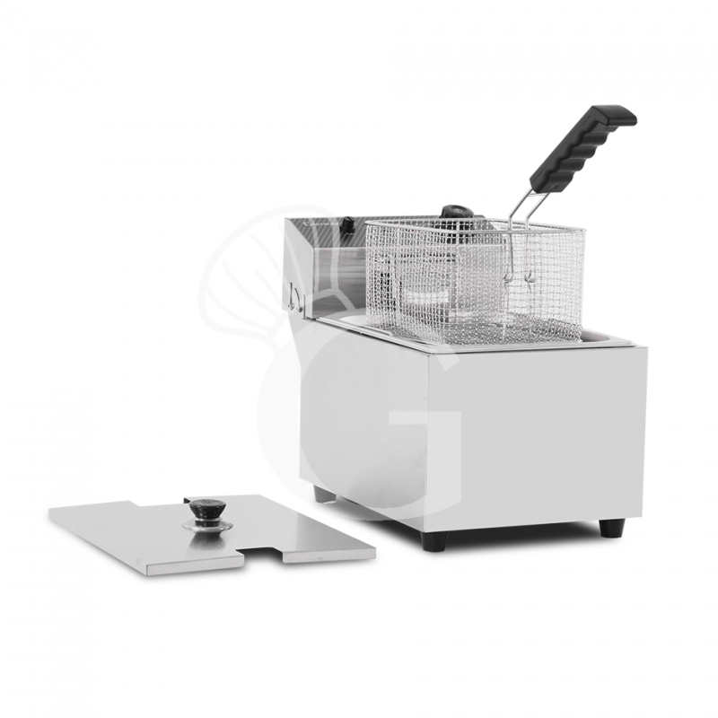 Friggitrice elettrica da banco 1 vasca 8 LT potenza 0,28 kW Monofase
