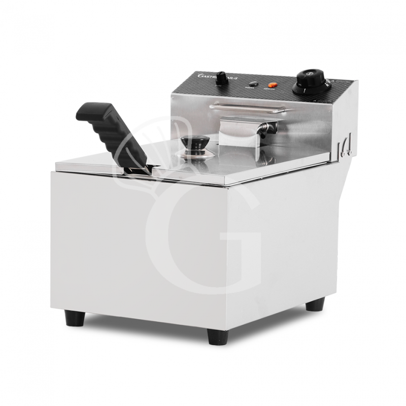 Friggitrice elettrica da banco 1 vasca 8 LT potenza 0,28 kW Monofase