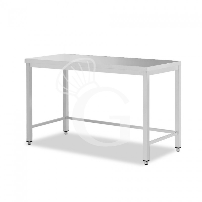 Tavolo inox L 1400 mm x P 700 mm x H 850 mm