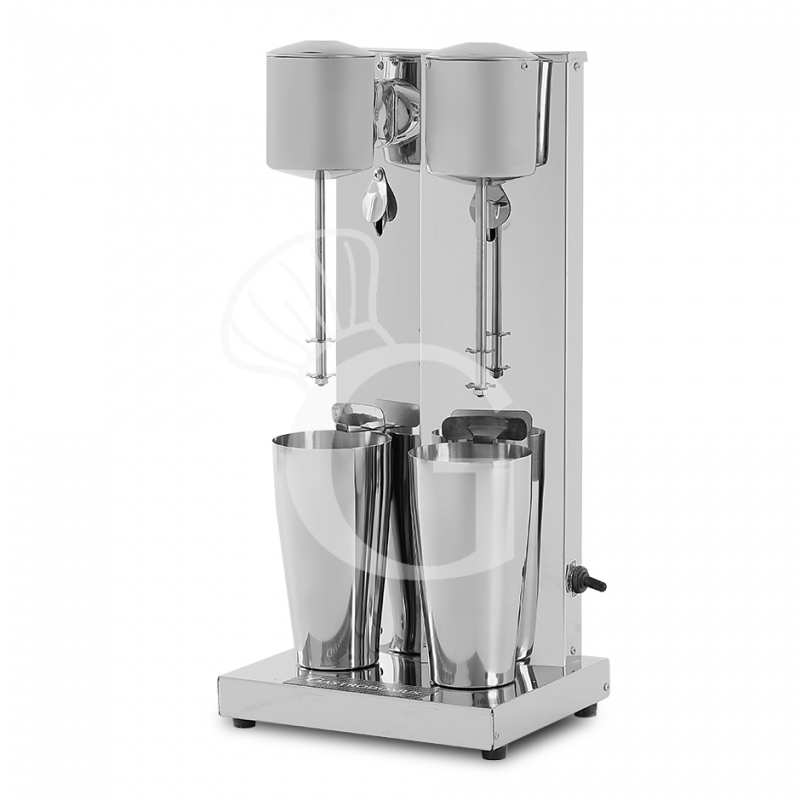 Mixer Frappè 2 bicchieri in acciaio inox 0,18 KW + 0,18 KW L 230 mm x P 190 mm x H 500 mm