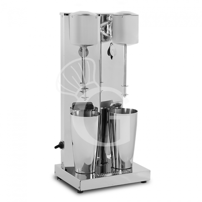 Mixer Frappè 2 bicchieri in acciaio inox 0,18 KW + 0,18 KW L 230 mm x P 190 mm x H 500 mm