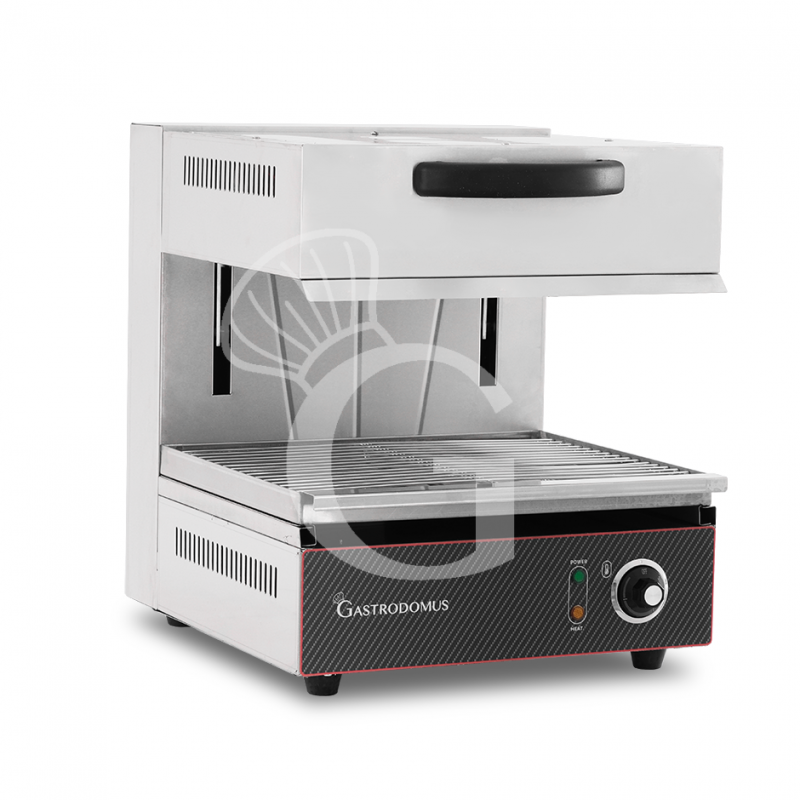 Salamandra monofase con testa mobile L 450 mm x P 510 mm x H 520 mm 2,8 KW