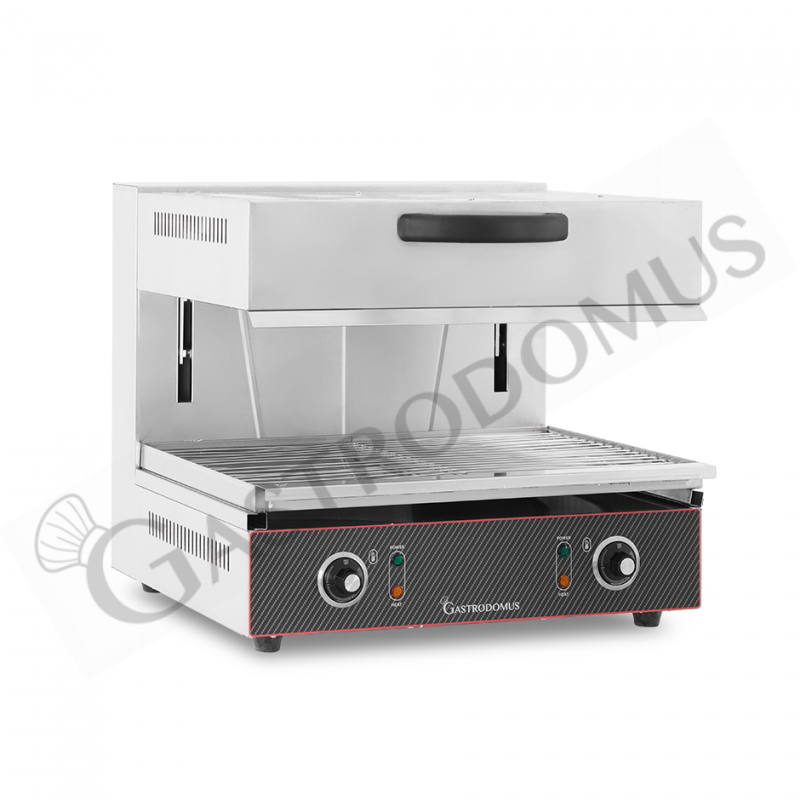 Salamandra monofase con testa mobile L 600 mm x P 450 mm x H 515 mm 0,4 KW