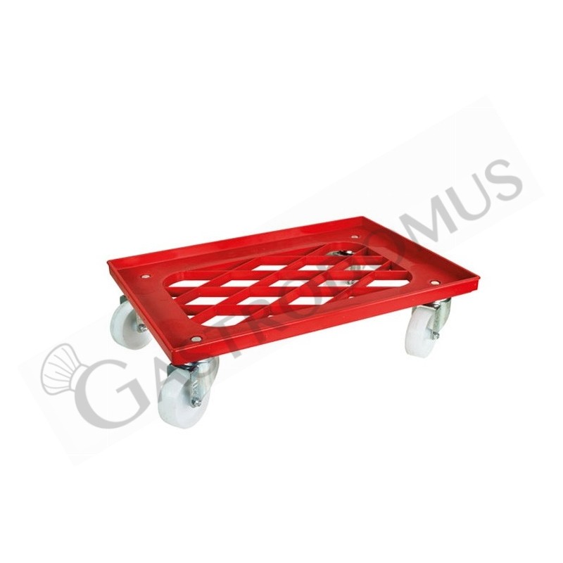 Carrello per cassette impasti pizza senza manico L 620 mm x P 420 mm x H 165 mm Carrello per cassette impasti pizza senza manico L 620 mm x P 420 mm x H 165 mm