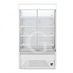 Murale espositivo ventilato Ettore con porte scorrevoli Temperatura +1°/+10°C L 1330 mm