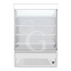 Murale espositivo ventilato Ettore con tenda notte Temperatura +1°/+10°C L 1940 mm