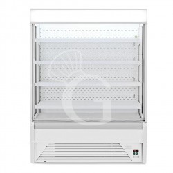 Murale espositivo ventilato Ettore con tenda notte Temperatura +1°/+10°C L 2560 mm