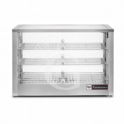 Vetrina Riscaldata vetro e inox +30°C/+90°C 115 LT L 700 mm x P 400 mm x H 485 mm