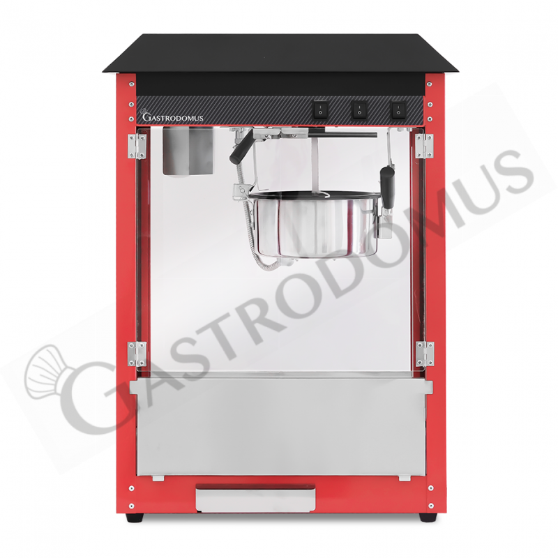 Macchina Popcorn Monofase capacità 2,26 Kg L 540 mm x P 400 mm x H 750 mm