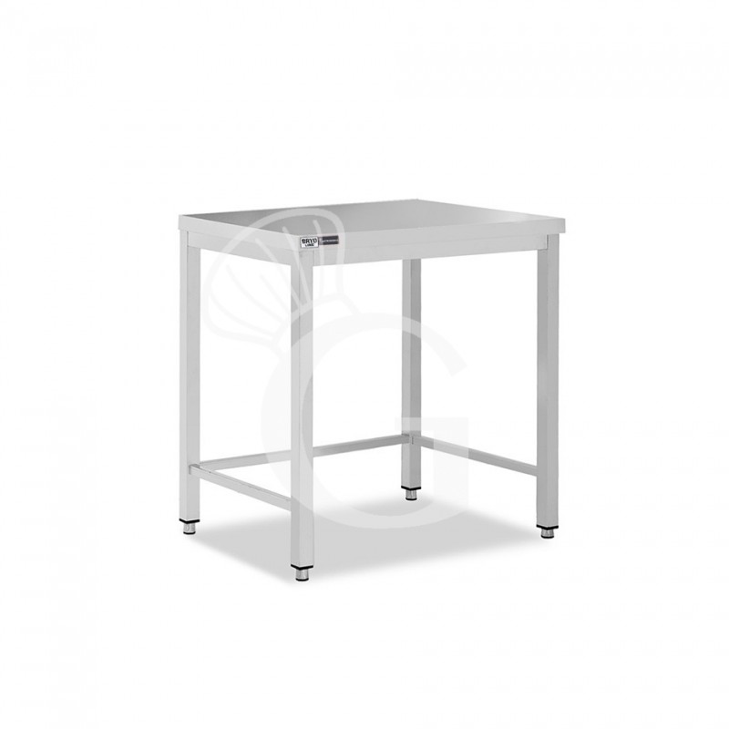 Tavolo inox L 500 mm x P 700 mm x H  865 mm