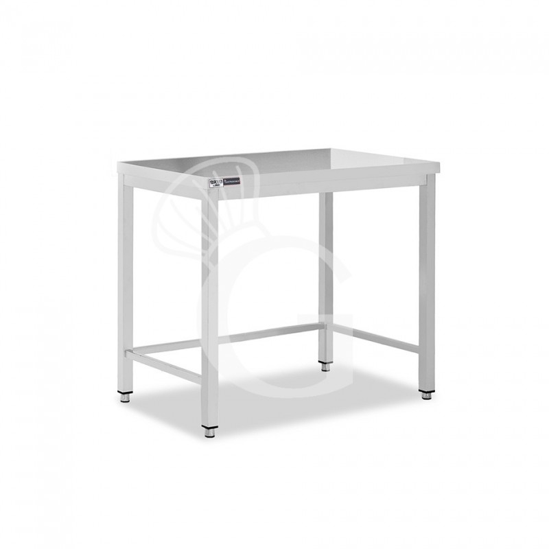 Tavolo inox L 600 mm x P 700 mm x H 865 mm