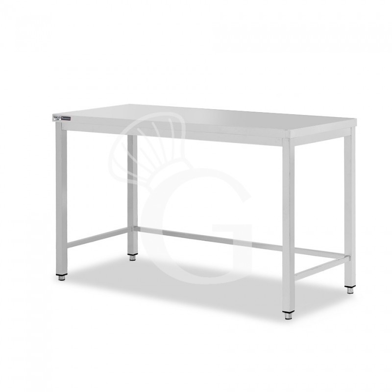 Tavolo inox L 1300 mm x P 700 mm x H 865 mm