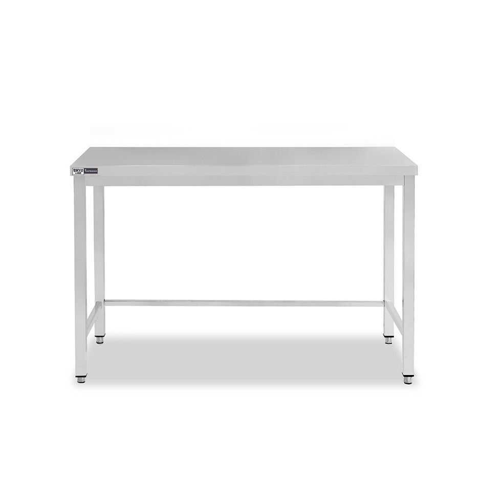 Tavolo inox L 1200 mm x P 800 mm x H 865 mm