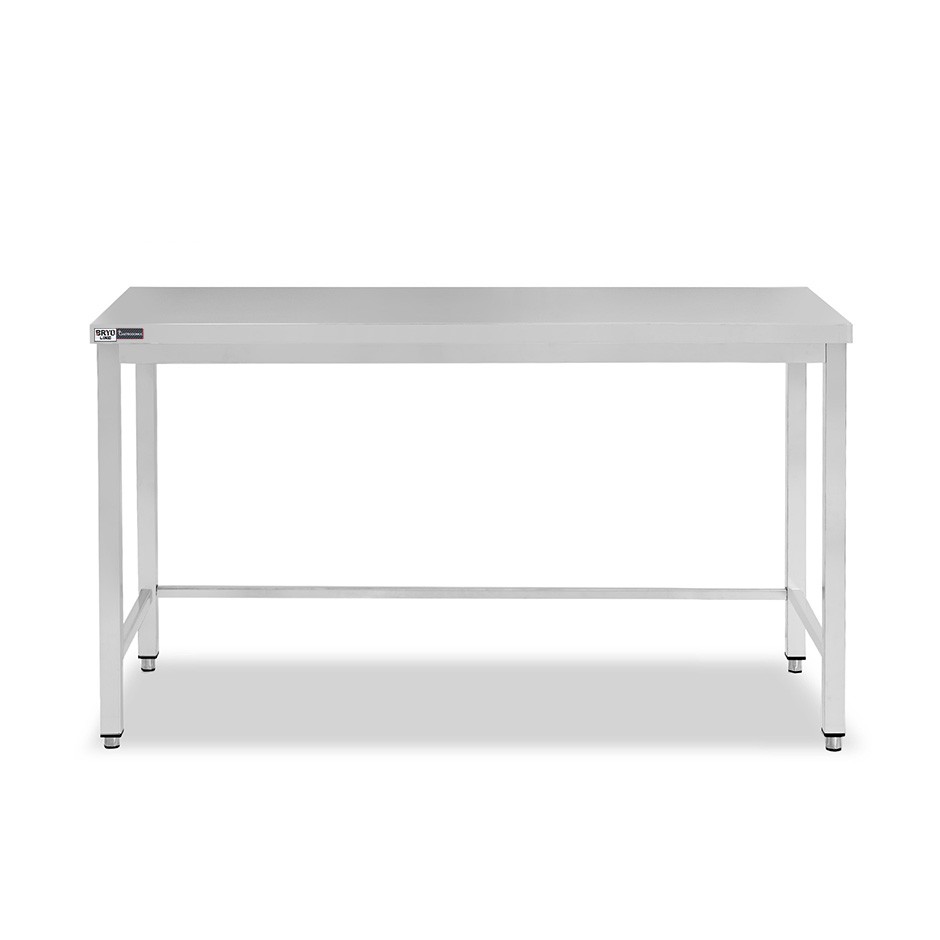 Tavolo inox L 1900 mm x P 700 mm x H 865 mm