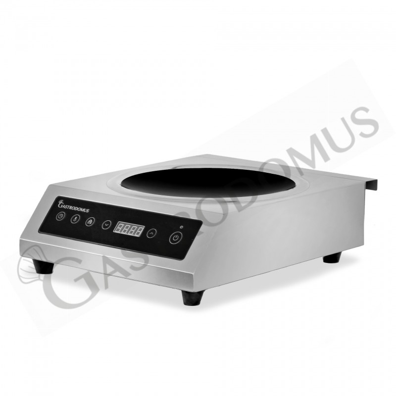 Wok a induzione 1 zona di cottura L 340 mm x P 445 mm x H 130 mm 3500 W