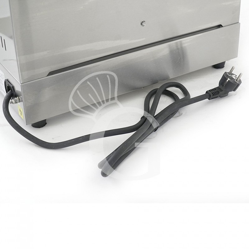 Tostapane professionale monofase L 490 mm x P 260 mm x H 300 mm 3 pinze cassetto raccogli briciole