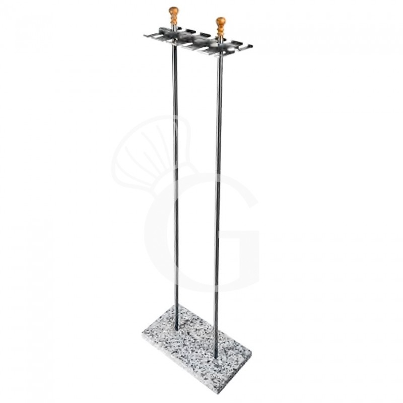 Supporto verticale 10 posti L 450 mm x P 320 mm x H 1800 mm