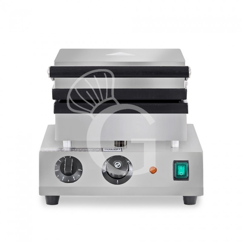 Piastra per waffle, singola con potenza 2 Kw Piastra per waffle, singola con potenza 2 Kw