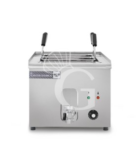 Bollitore pasta elettrico da banco 1 vasca L 400 mm x P 680 mm x H 370 mm 20 LT 4500 W