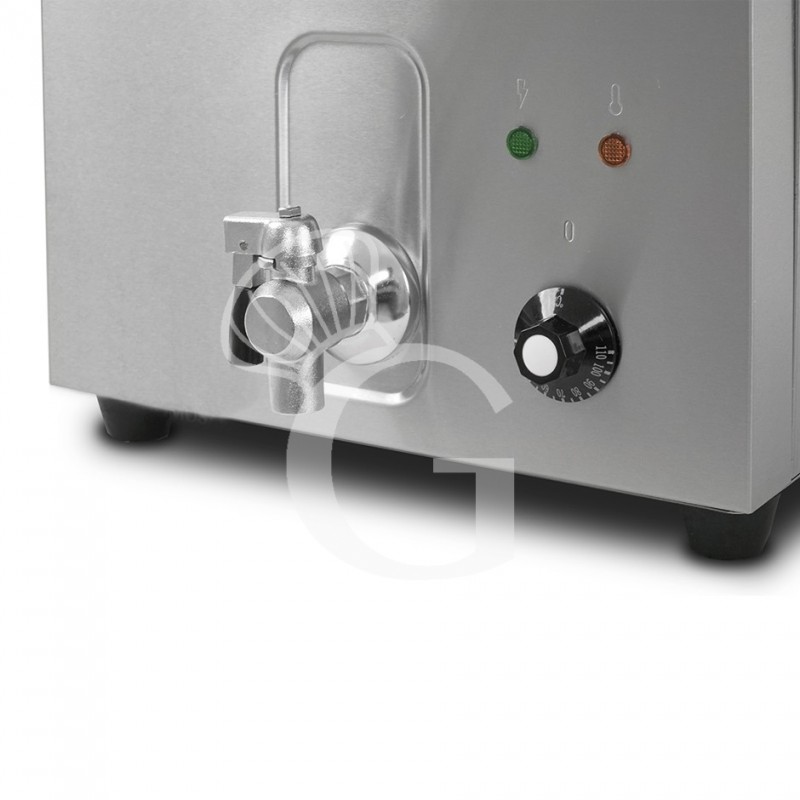 Bollitore pasta elettrico da banco 1 vasca L 400 mm x P 680 mm x H 370 mm 20 LT 4500 W
