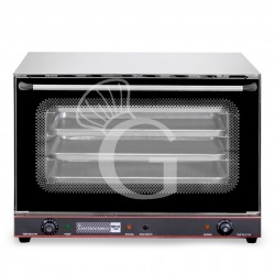 Forno elettrico a convezione e vapore, porta ribalta, comandi meccanici, 4 teglie 600x400 mm, potenza 6,4 kw