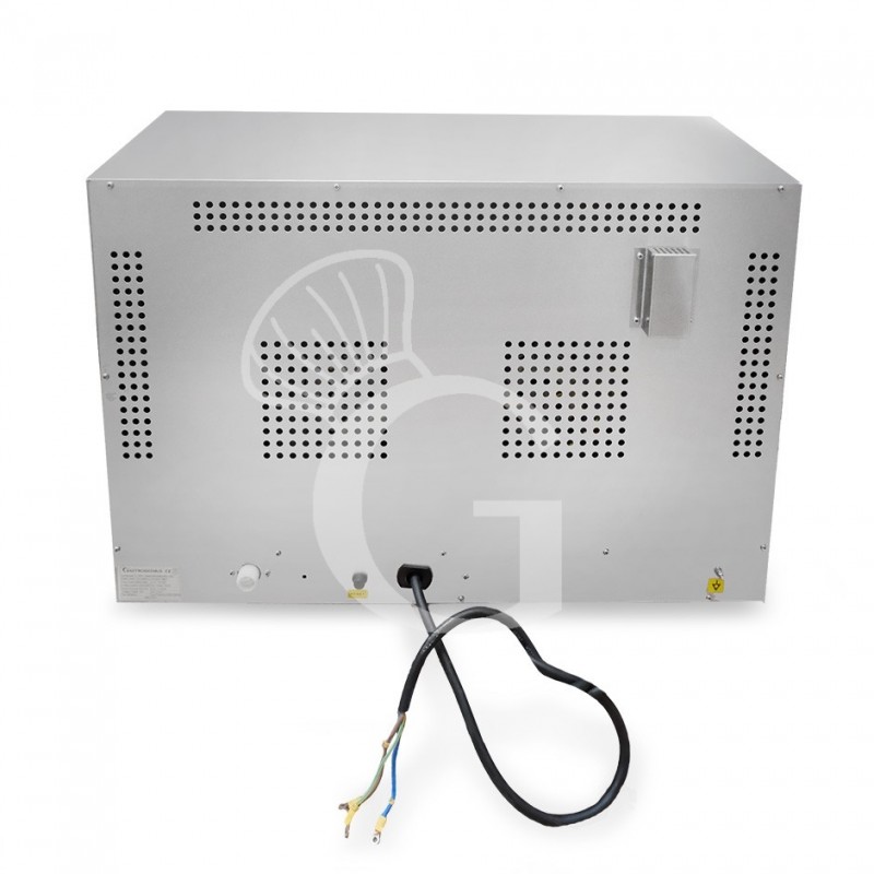 Forno elettrico a convezione e vapore, porta ribalta, comandi meccanici, 4 teglie 600x400 mm, potenza 6,4 kw