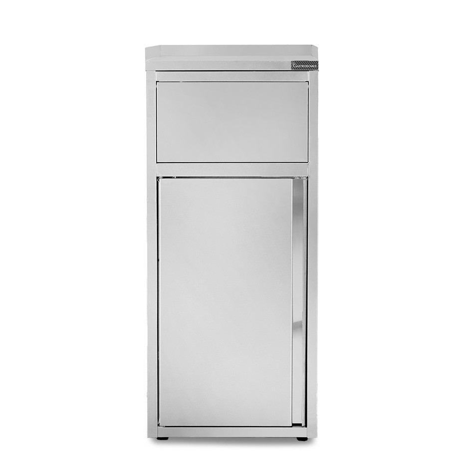 Pattumiera armadiata svuota vassoi 60 LT L 500 mm x P 530 mm x H 1225 mm