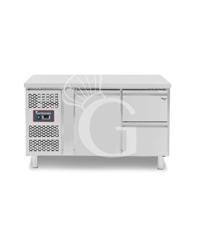 Tavolo Refrigerato 2 cassetti 1 porta 700 mm +2°C/+8°C Motore a sinsitra