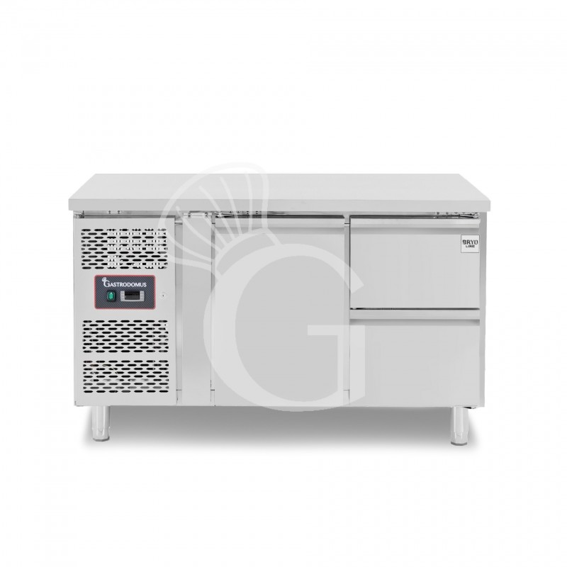 Tavolo Refrigerato 2 cassetti 1 porta 700 mm +2°C/+8°C Motore a sinsitra Tavolo Refrigerato 2 cassetti 1 porta 700 mm +2°C/+8°C Motore a sinsitra