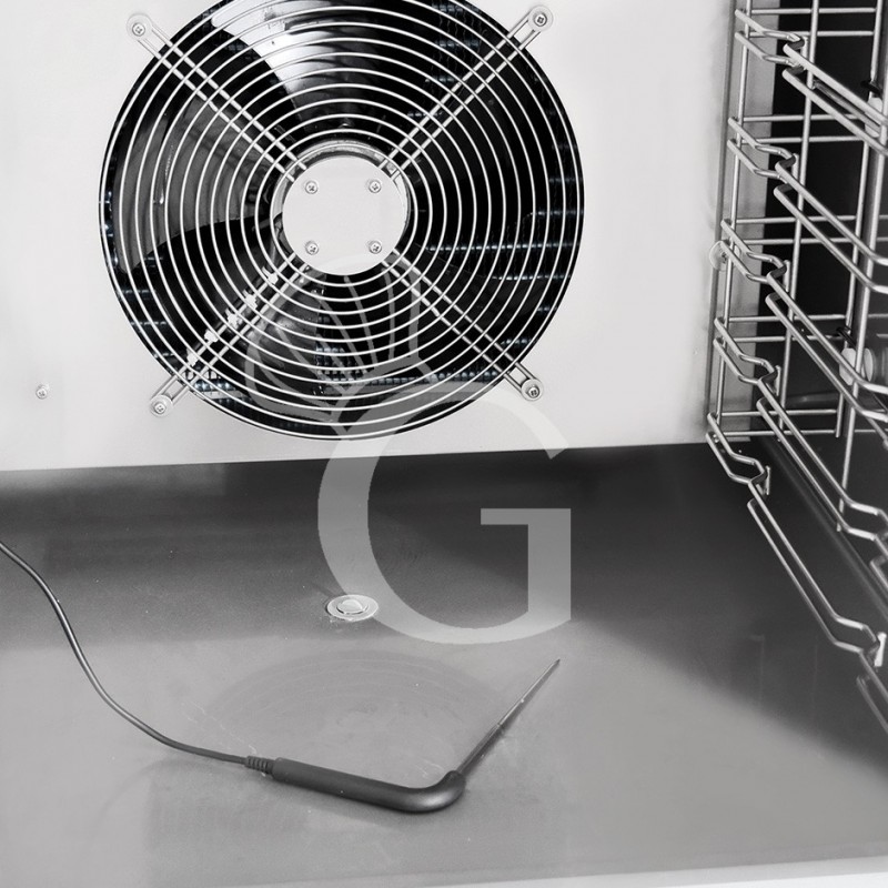 Abbattitore digitale Trifase in acciaio inox per 10 teglie/griglie GN 1/1 o 600 x 400 mm , -18°/0°C, con ruote montate
