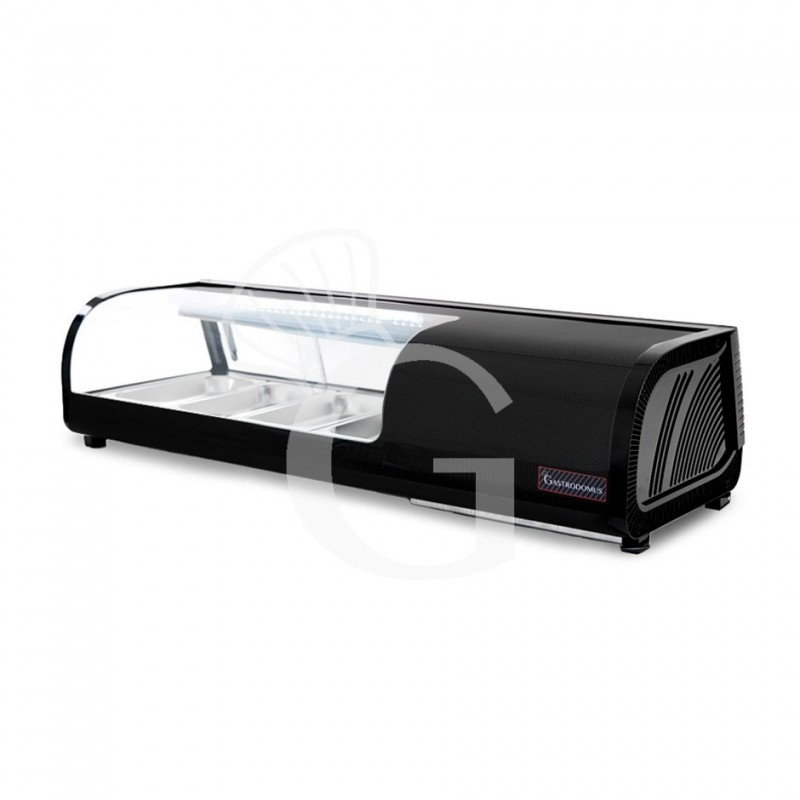 Vetrina sushi 4 bacinelle GN1/3 190 W L 1175 mm x P 425 mm x H 295 mm