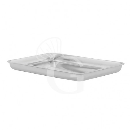 Teglia in acciaio inox - L 600 mm x P 400 mm x H 50 mm Teglia in acciaio inox - L 600 mm x P 400 mm x H 50 mm