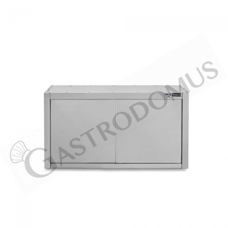 Pensile acciaio inox con sgocciolatoio,1 ripiano forato,2 porte battenti L 900 x P 400 x H 660 mm Pensile acciaio inox con sgocciolatoio,1 ripiano forato,2 porte battenti L 900 x P 400 x H 660 mm