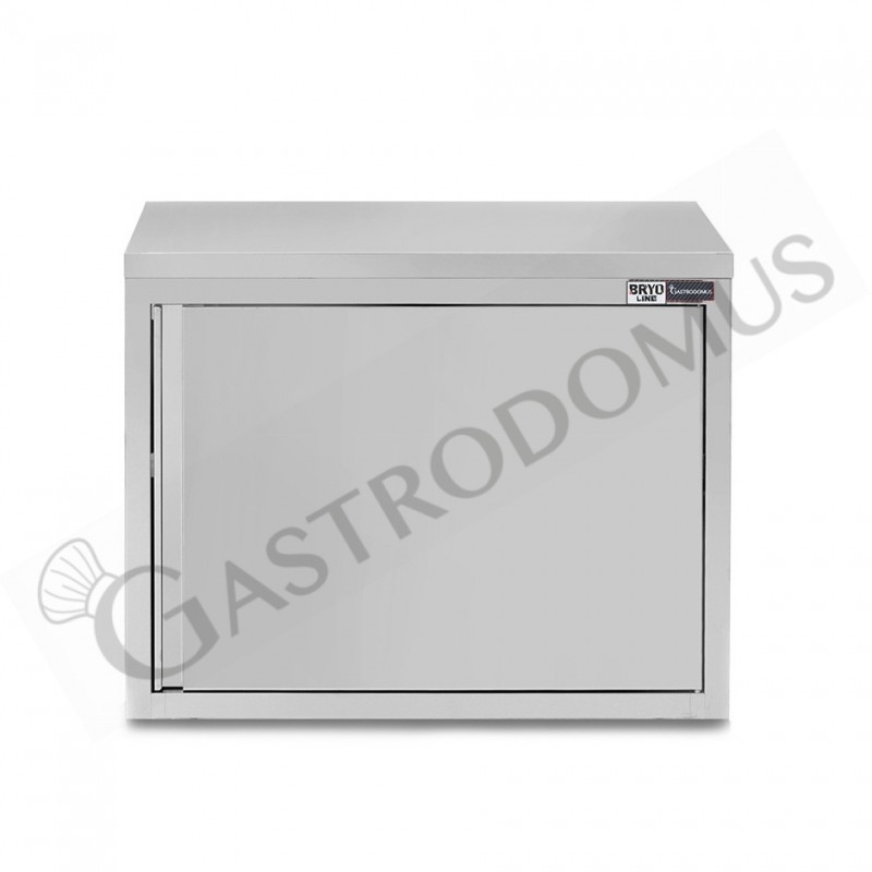 Pensile inox con 1 porta battente, 1 ripiano, L 600 x P 400 x H 800 mm Pensile inox con 1 porta battente, 1 ripiano, L 600 x P 400 x H 800 mm