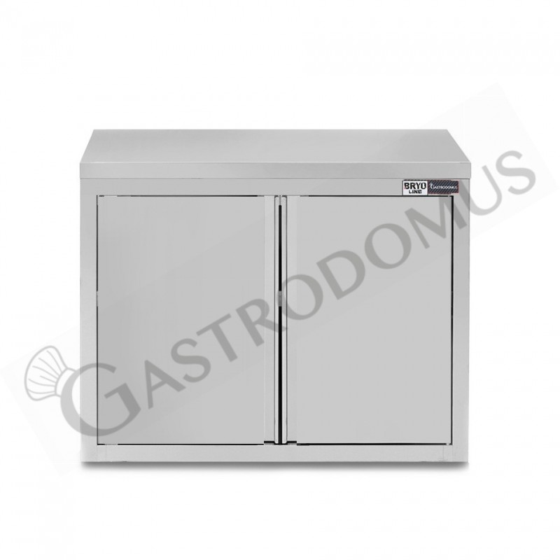 Pensile inox con 2 porte battenti, 1 ripiano, L 1200 x P 400 x H 800 mm Pensile inox con 2 porte battenti, 1 ripiano, L 1200 x P 400 x H 800 mm